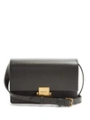 Saint Laurent Bellechasse Medium Leather And Suede Bag In Black Grey