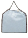 Stella Mccartney Falabella Faux-suede Shoulder Bag In Light Blue