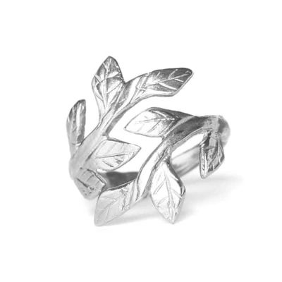 Chupi Wrap Your Laurels Around Me Ring Silver