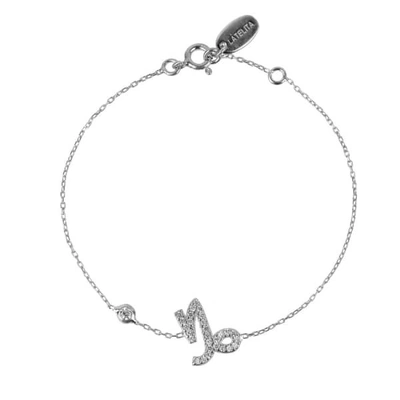 Latelita London Zodiac Horoscope Star Sign Bracelet Capricorn Silver