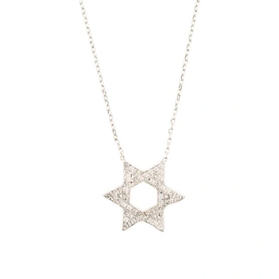Latelita London Star Of David Necklace Silver