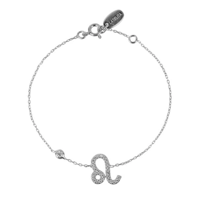 Latelita London Zodiac Horoscope Star Sign Bracelet Leo Silver