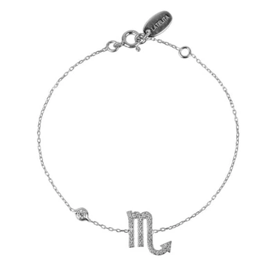 Latelita London Zodiac Horoscope Star Sign Bracelet Scorpio Silver