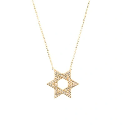 Latelita London Star Of David Necklace Gold