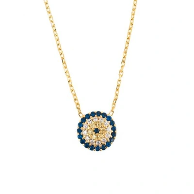 Latelita London Evil Eye Necklace Gold