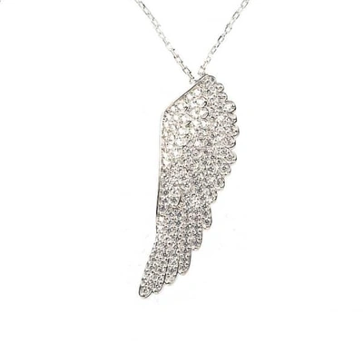 Latelita London Angel Wing Necklace Sterling Silver