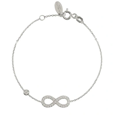 Latelita London Eternity Infinity Bracelet Silver