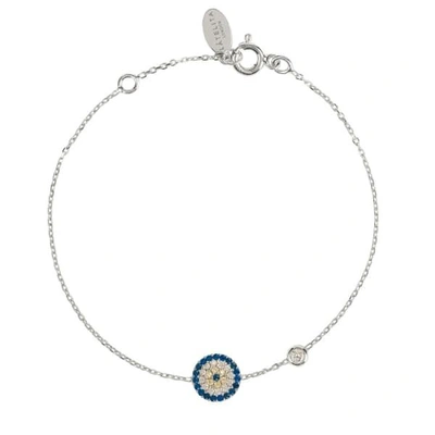 Latelita London Evil Eye Bracelet Silver