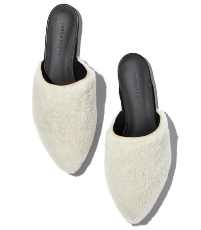 Jenni Kayne Ivory Shearling Mule Slide In Natural Ivory