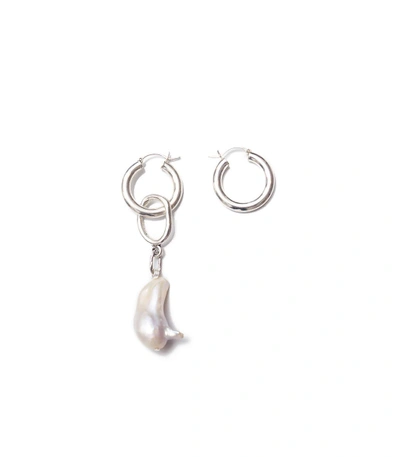 Mounser Jewelry Silver Milky Way Tear Earrings