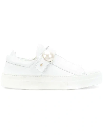 Nicholas Kirkwood Pearlogy Low Top Sneakers In White