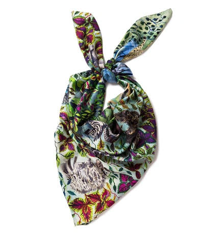 Olviia Wendel Animal Kingdom Lg Scarf In Multicolor