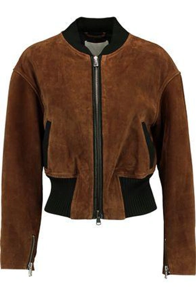 3.1 Phillip Lim Woman Suede Jacket Brown