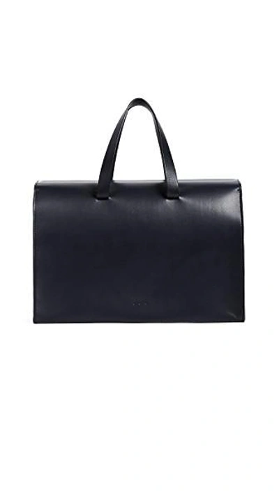 Aesther Ekme Barrel Duffel Bag In Ink Blue