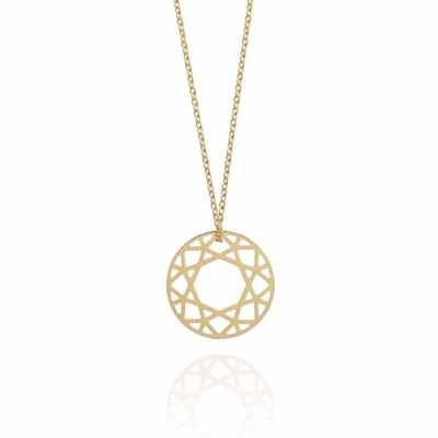 Myia Bonner 9k Gold Small Brilliant Diamond Necklace