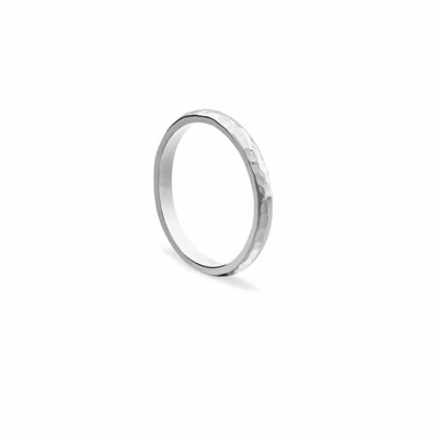 Myia Bonner Silver Classic Hammered Ring