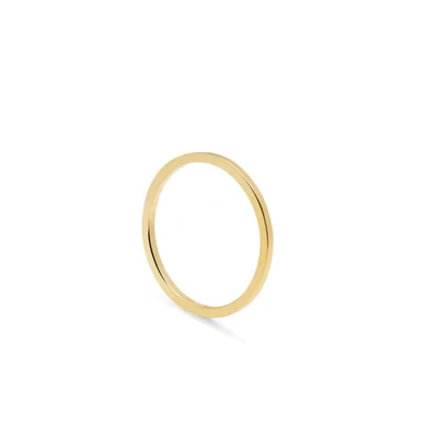 Myia Bonner Gold Skinny Square Stacking Ring