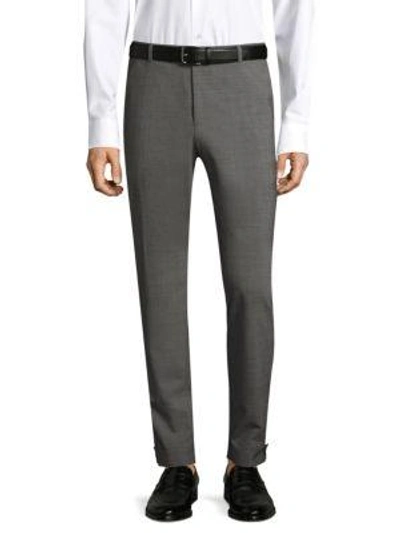 Strellson Devid Tailored Trousers In Medium Grey