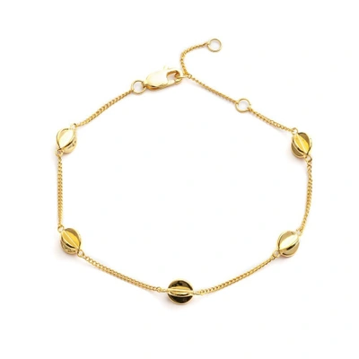 Rachel Jackson London Multi Orb Bracelet In Gold