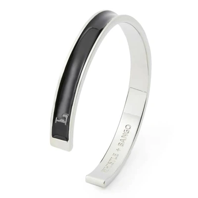 Whistle + Bango 'k' Men's Initial Cuff - Black And Silver