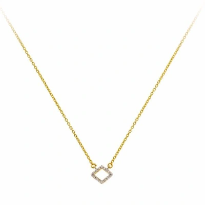 Sharon Mills London Lozenge Diamond Necklace