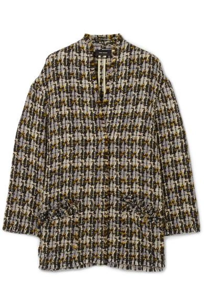 Isabel Marant Jamsy Wool-blend Tweed Jacket In Beige