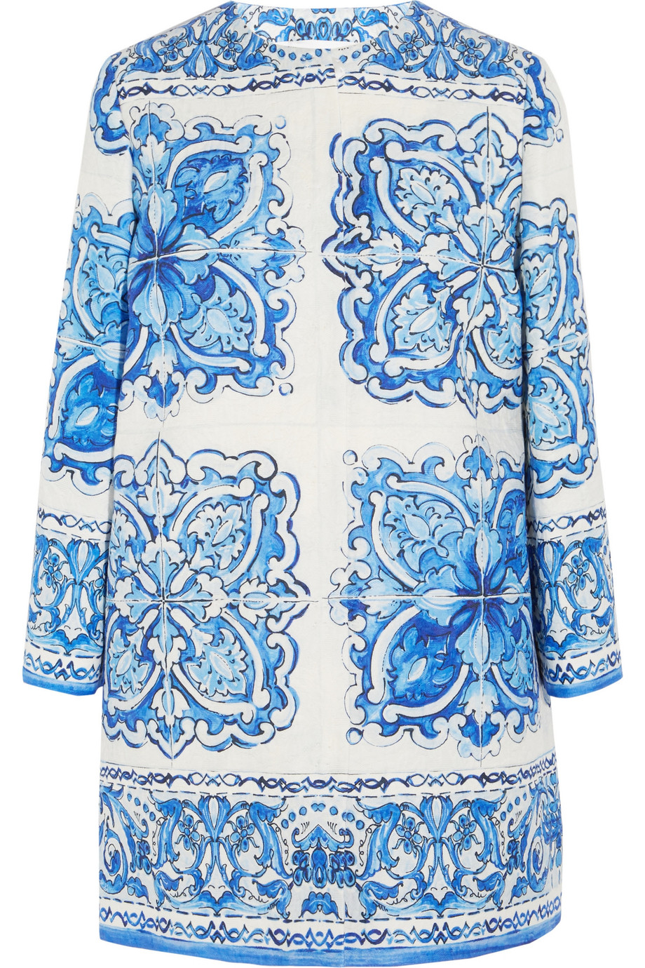 Dolce & Gabbana Printed Cotton And Silk-blend Brocade Coat | ModeSens