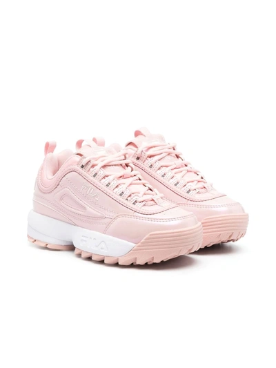 Fila Kids' Disruptor Chunky-sole Sneaker In Pink | ModeSens