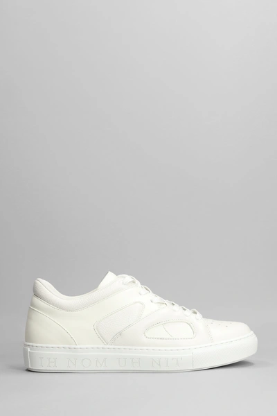 Ih Nom Uh Nit Sneakers In White Leather