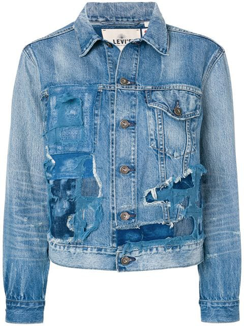 levi's distressed trucker jacket