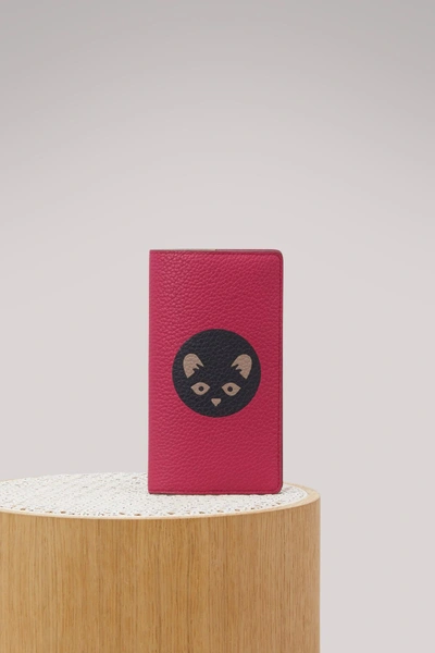 Moynat Mosaïque Small Animal Notebook In Fushia