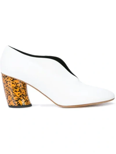 Proenza Schouler Graphic Heel Ankle Boots In White