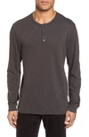 Vince Long Sleeve Slub Henley In Sphere