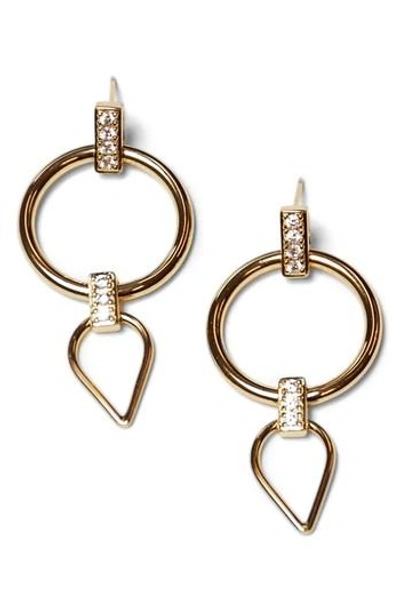 Jules Smith Open Wire Link Earrings In Gold