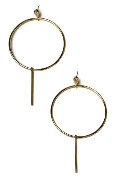 Jules Smith Teardrop Hoop Earrings In Gold