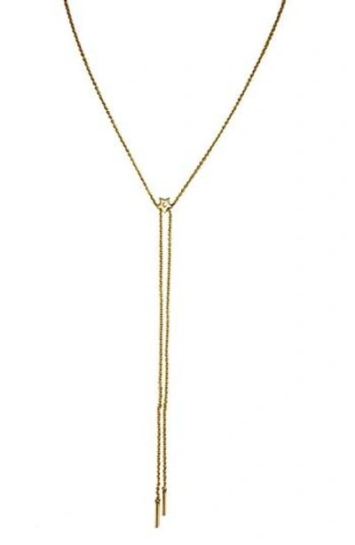 Jules Smith Star Slide Lariat Choker Necklace In Gold
