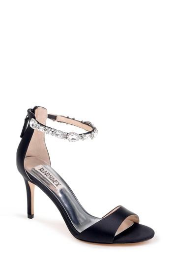badgley mischka sindy ankle strap sandals