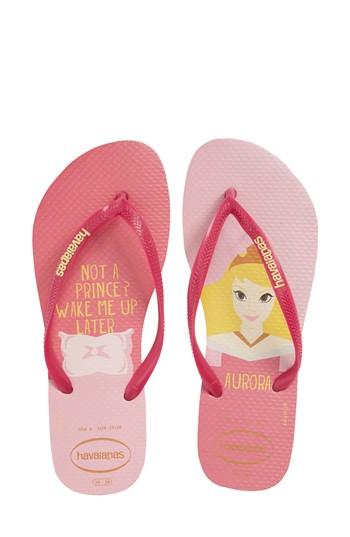 Havaianas Havaiana Slim - Disney Princess Flip Flop In Beige/ Pink ...