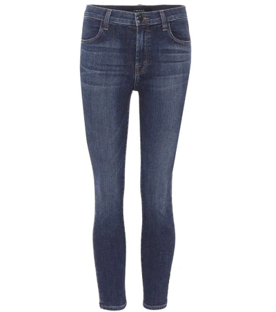 J Brand Alana Cropped Skinny Jeans In Blue
