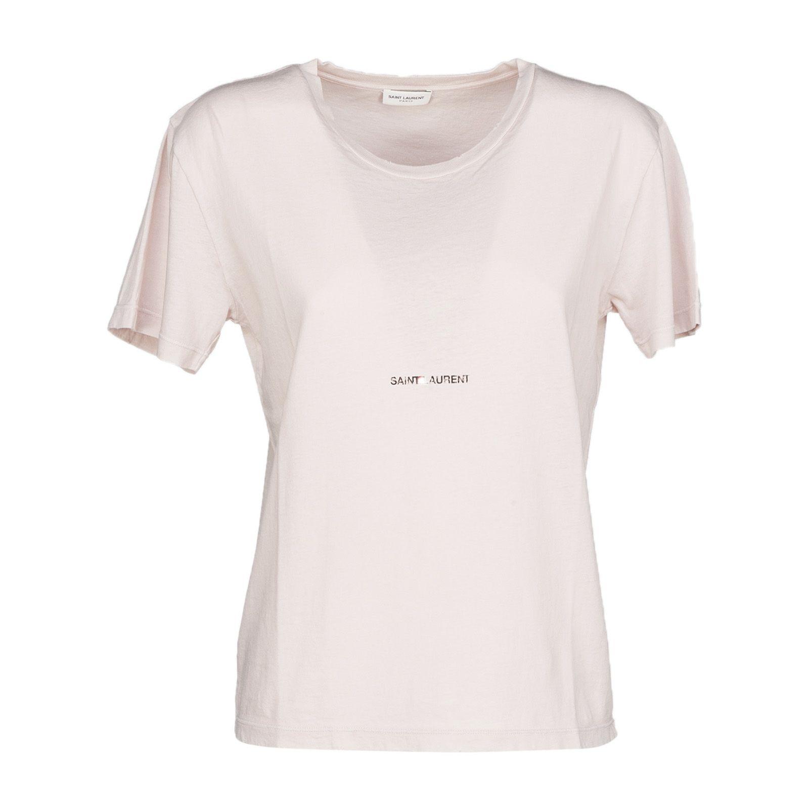 saint laurent rose t shirt