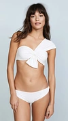 Marysia Venice One-shoulder Bikini Top In White