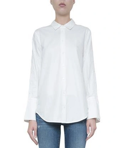 Equipment Cotton Shirt In Bianco