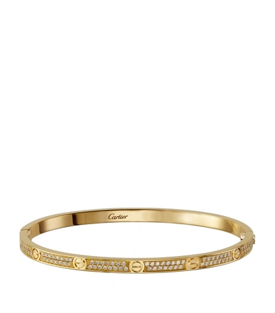 Cartier 18kt Yellow Gold Love Diamond Bracelet