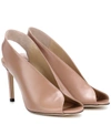 Jimmy Choo Shar 85 Slingback Leather Sandals In Ballet Pink