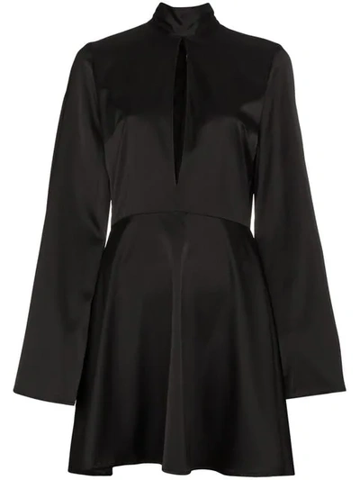 Beaufille Flared Sleeve Mini Dress In Black
