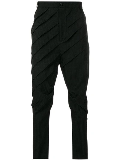 Alchemy Pleated Trousers In Black