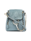 Chloé Chloe Blue Mini Faye Bracelet Bag