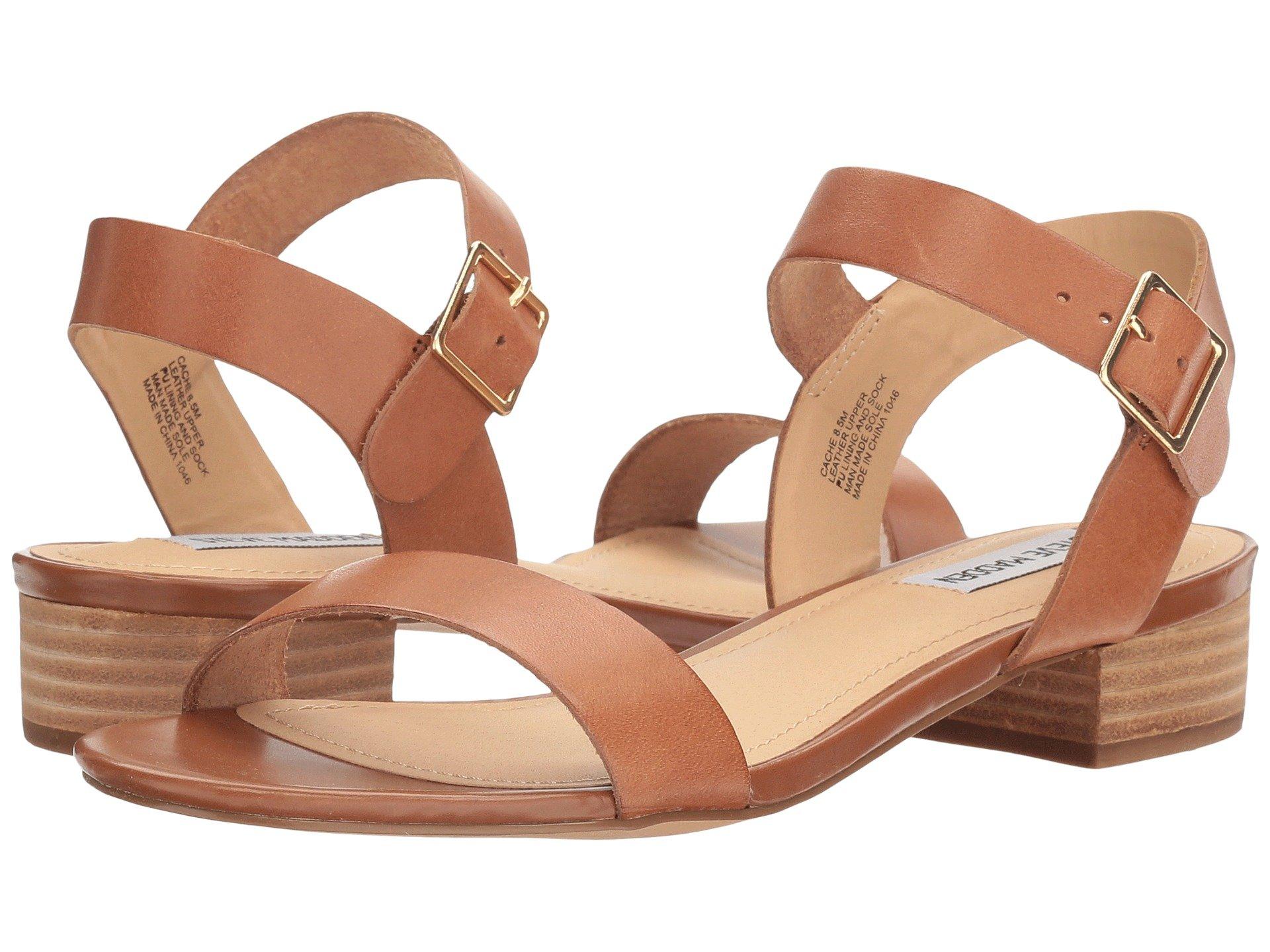 greece cognac leather steve madden
