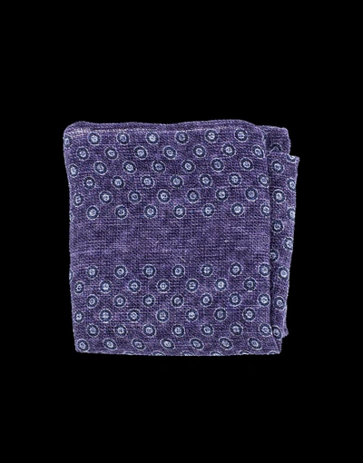 Brunello Cucinelli Pocket Square In Purple