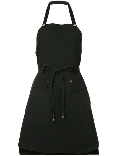 Alexander Wang Apron Dress In Black